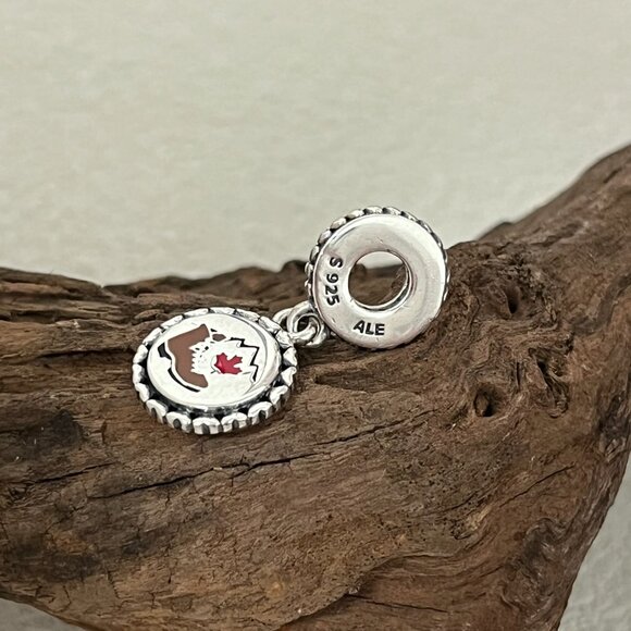 Pandora Canadian Rockies Mountain climbing S925 Silver Dangle Charm - Picture 2 of 5